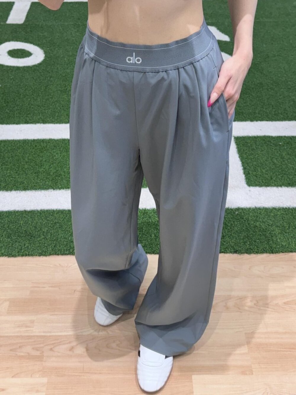 Brand New🦈ALO Yoga Steel Gray Suit Up Trouser Regular Fit